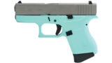 GLOCK G43 9MM 3.4" TIFFANY BLUE TITANIUM SLIDE PI4350204TBT - 1 of 1