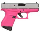 Glock GLOCK 43 3.39 FS 6R CERAKOTE PINK/ALUMINUM 9MM- 1 of 1