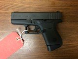 Glock 43 Single Stack Pistol PI4350201, 9mm - 1 of 4