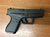 Glock 42 Slimline Subcompact Pistol UI4250201, 380 ACP - 1 of 4