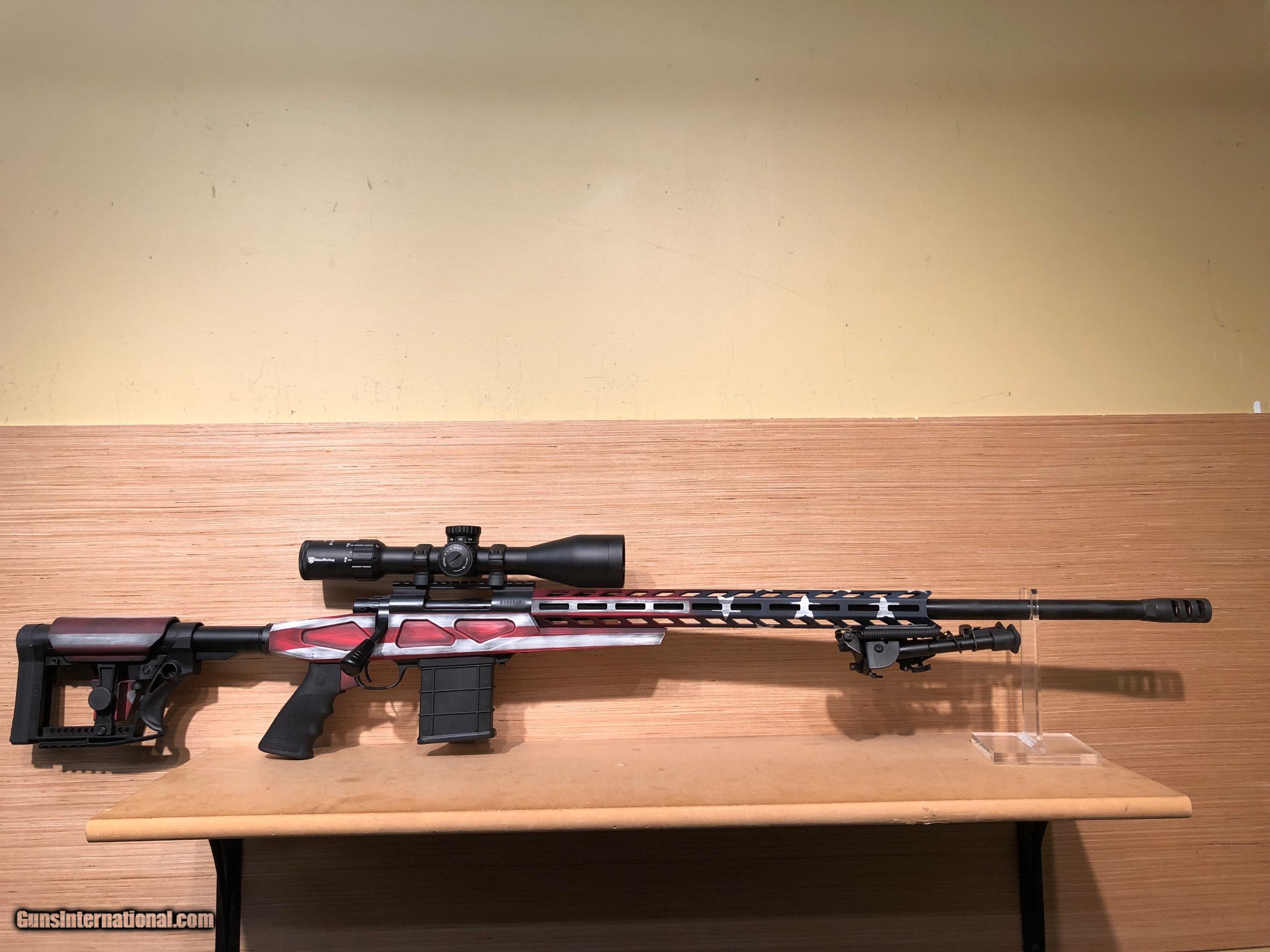 Legacy M1500 Bolt Action Apc American Flag Rifle American Flag 6 5 Creedmoor