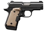 Kimber Micro 9 with Desert Tan Crimson Trace Lasergrips 9MM - 1 of 1