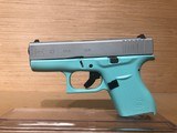 GLOCK G43 ROBIN EGG BLUE USA 6-RDS 9MM - 1 of 5