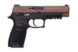 SIG SAUER P320 M17 9mm TWO TONE COYOTE - 1 of 1