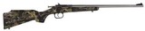 Crickett KSA2294 Single Shot Synthetic Bolt 22 Winchester Magnum Rimfire (WMR) 16.125? 1 Synthetic Mossy Oak Break-Up Stk Stainless Steel - 1 of 1