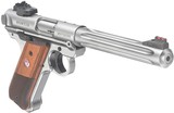 Ruger Mark IV Hunter Semi-Auto Pistol 40118, 22 LR, 6.8", Wood Grip, Stainless Finish - 1 of 1