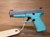 GLOCK G48 ROBIN EGG BLUE 4.17 10RD AMGLOW 9MM - 1 of 4