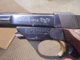 HIGH STANDARD SUPERMATIC TROPHY MILITARY .22 LR - 17 of 20