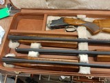 BROWNING SUPERPOSED O/U 3 BARREL SET 20,28,410 GAUGE - 16 of 17
