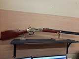 Uberti 1866 Yellowboy Sporting Rifle Brass U342290, .45 Colt - 1 of 8