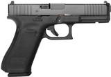 Glock 17 Gen5 MOS Pistol w/Front Serrations PA175S203MOS, 9mm, 4.49 in, Black Polymer Grip, Black Finish, 17 Rds MPN:
PA175S203MOS	UPC:
764503030 - 1 of 1