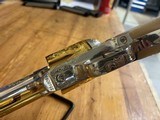 Colt Single Action Army, 4.75" Barrel, .45 Colt, D Master Engraved, Silver & Gold Plated - 6 of 9