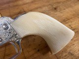 Colt Single Action Army, 4.75" Barrel, .45 Colt, D Master Engraved, Silver & Gold Plated - 4 of 9