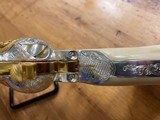 Colt Single Action Army, 4.75" Barrel, .45 Colt, D Master Engraved, Silver & Gold Plated - 7 of 9
