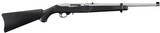 Ruger 10/22 Takedown Autoloading Rifle 11100, 22 Long Rifle, 18.5", Black Syn Stock, Stainless Finish, 10 Rd - 1 of 1