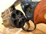COLT PYTHON CUSTOM ENGRAVED DOUBLE-SINGLE ACTION REVOLVER 357MAG - 3 of 10
