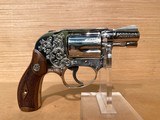 SMITH & WESSON MODEL 49 BODY GUARD SPECIAL ENGRAVED CUSTOM REVOLVER 38SPL - 2 of 11