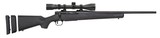 Mossberg Patriot Youth Bolt Action Rifle w/Scope 27840, 243 Winchester, 20", Black Synthetic Stock, Blued Finish, 4 Rds - 1 of 1