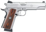Ruger SR1911 Semi-Auto Pistol 6700, 45 Automatic Colt Pistol (ACP), 5 in, Wood Grip, Stainless Finish, 8 Rd - 1 of 1
