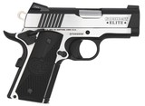 Colt Combat Elite Defender Pistol O7080CE, 45 ACP, 3", Black G10 Grips, Two-Tone Stainless Finish, 8 Rds - 1 of 1