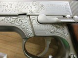 SMITH & WESSON 559 NICKEL ENGRAVED K HURST 9MM NAFLFDA - 9 of 13