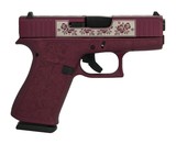 GLOCK 43X 9MM PISTOL, BLACK CHERRY PAISLEY - PX4350201BCP - 1 of 1