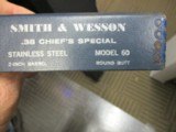 SMITH & WESSON MODEL 60
ENGRAVED .38 SPL - 14 of 14