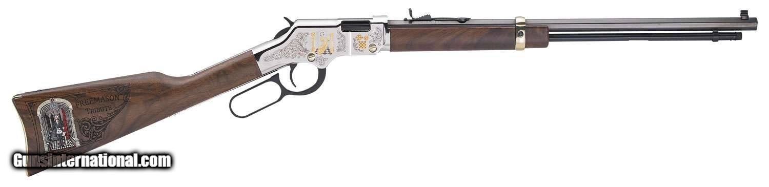 Henry Repeating Arms Co Golden Boy Freemason Tribute 22lr H004mas