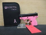 Beretta Nano Pink Ribbon Package Pistol SPEC0594A, 9MM - 1 of 6