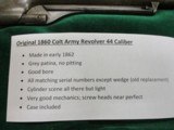 COLT 1860 ARMY BP .44 CAL - 20 of 20