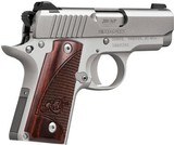 Kimber 3300207 Micro Stainless Rosewood (NS) Pistol, 380 ACP - 1 of 1