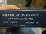 SMITH & WESSON.32 HAND EJECTOR MODEL 30-1 J FRAME .32 LONG - 11 of 11