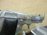 BERETTA MODEL 1934 9MM CORTO (380 ACP) NICKEL - 4 of 15