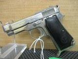 BERETTA MODEL 1934 9MM CORTO (380 ACP) NICKEL - 5 of 15