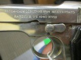BERETTA MODEL 1934 9MM CORTO (380 ACP) NICKEL - 9 of 15