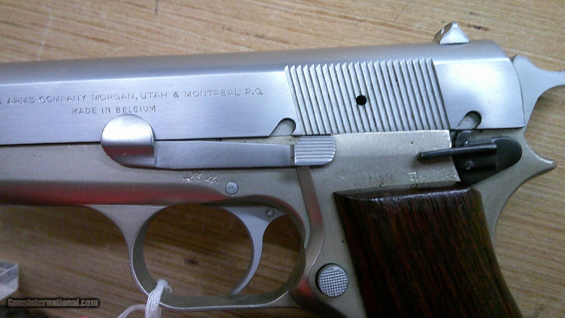 Browning Hi Power Ssnickle 9mm