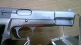 BROWNING HI-POWER SS/NICKLE 9MM - 4 of 13