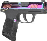 Sig Sauer P365 Pistol 365380RBTMS, 380 ACP, Rainbow Titanium - 1 of 1