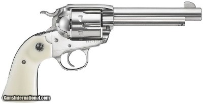 Ruger Bisley Vaquero Revolver 5129, 45 Long Colt, 5 1/2 in, Simulated Ivory Grip