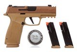 SIG SAUER P365X-MACRO COMP 2A 9MM COYOTE OPTICS READY 9MM 365XCA-9-CXR3P-COMP-2A - 1 of 1