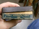 COLT1908 HAMMERLESS POCKET .25 AUTO PISTOL MADE IN 1932 - 7 of 9