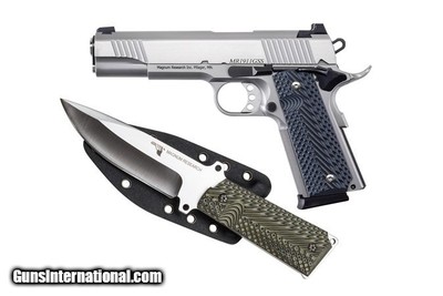 Magnum Research Desert Eagle 1911 Government W/Knife 45 ACP DE1911GSS-K