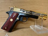 COLT 1911 45ACP 298 OF 300 MADE VFW VIETNAM WAR TRIBUTE W/ BOX & SHOW CASE - AMERICAN REMBERS TRIBUTE - 2 of 19