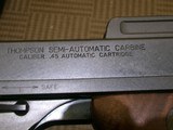 Auto Ordnance Thompson T150D 1927A1 Deluxe 45 ACP Rifle, 20rd Stick Mag / 50rd Drum - 10 of 13