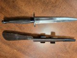 WILKINSON SWORD LONDON
F&S FIGHTING KNIFE WITH SHEATH - 1 of 4