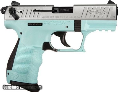 Walther P22Q Pistol 5120760, 22 Long Rifle, 3.4