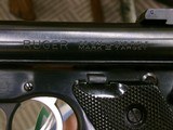 RUGER MARK II TARGET BLUED .22 LR - 7 of 12