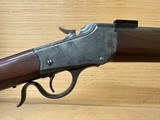 WINCHESTER MODEL 1895 LOW WALL 22 WCF RIFLE MFD 1892 - 4 of 24