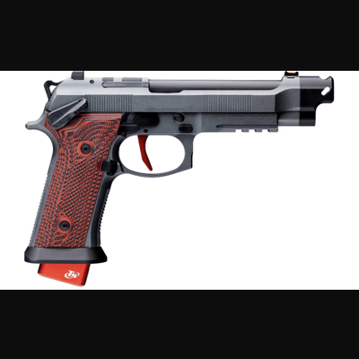 Beretta Pistol 92XI Gara W/ Gray / Red G10 Grip 9mm 5.1