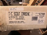 THOMPSON CENTER SCOUT 50CAL CARBINE IN LINE MUZZLELOADER W/ EXTRAS - 16 of 17